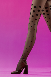 Wyrób pończoszniczy rajstopy Fiore Natalie 15 DEN G6082 black