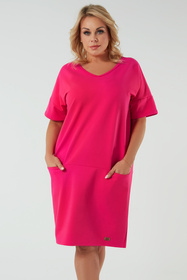 Sukienka Italian Fashion Stella kr.r. fuksja