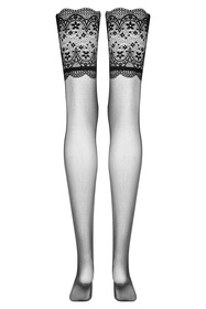 Pończoszniczy pończochy do pasa Beauty Night Obsidian stockings BN6752 black