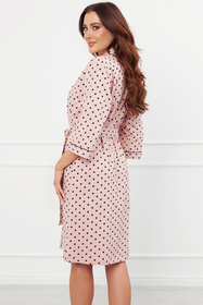Szlafrok Italian Fashion Bonilla r.3/4 druk/róż