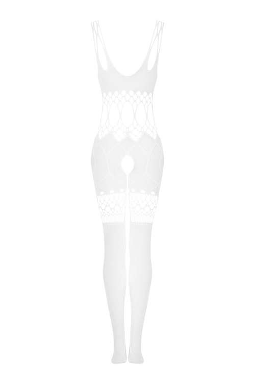 Obsessive G330 bodystocking Body bodystocking, biały