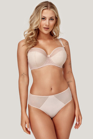 Biustonosz półusztywniany Azal Anita beżowy