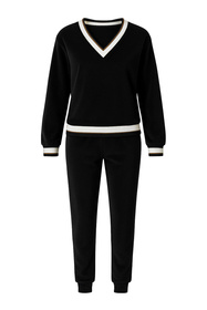 Komplet bluza+spodnie Vivisence 9201kmpl czarny