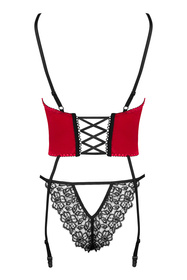 Gorset sexy Beauty Night Olena corset BN6695 red