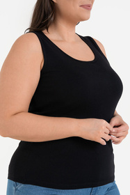 Moraj BD1000 300 MAXI koszulka na ramiączkach bawełniana black