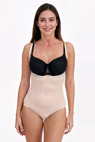 Vivisence 4107 body wyszczuplające, niewidoczne pod ubraniem beżowy