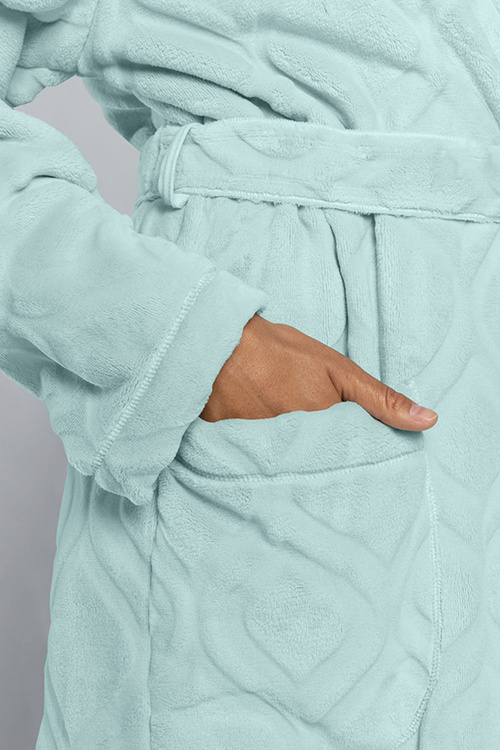 Italian Fashion Morena dł.r. Nocna szlafrok, mięta