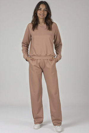 Komplet bluza+spodnie Vivisence 9205kmpl beżowy