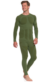Spodnie termoaktywne Moraj KMT3500-002 green