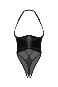 Body sexy Obsessive Rolleya crotchless teddy black