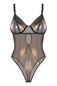 Body sexy Obsessive Soranna crotchless teddy black