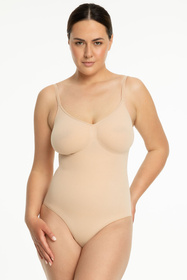 Body wyszczuplające Julimex 421 Seamless Body beżowy