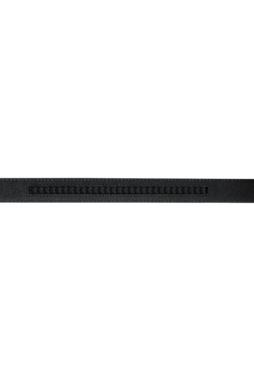 Vivisence PM004 Pasek męski skórzany z przeszyciami, czarny