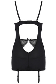 Nocna komplet koszulka + stringi Avanua Aya chemise black 