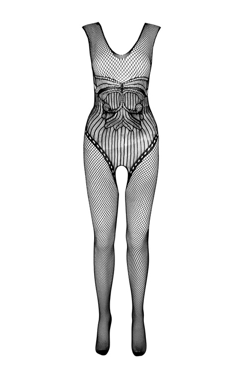 Passion ECO BS003 Body bodystocking, black
