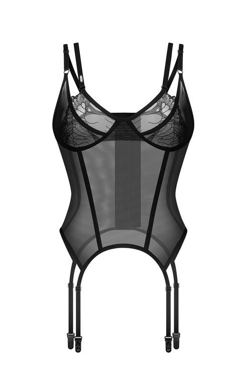 Gorset sexy Obsessive Arrowel corset black