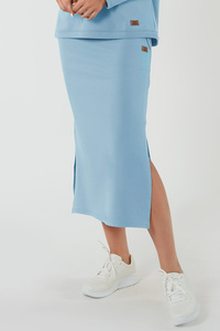 Spódnica Italian Fashion Stella maxi niebieski