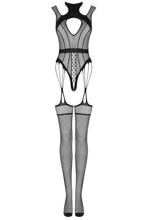 Obsessive Bodystocking G327 Body bodystocking, czarny