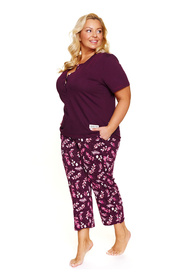Piżama Doctor Nap PM.7267 burgundy