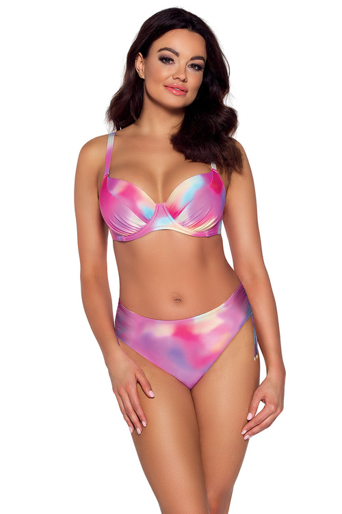 Kostium kąpielowy biustonosz usztywniany Ava SK-163 pastel tie dye 