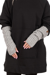 Rękawiczki dzianinowe Vivisence 7217 szary