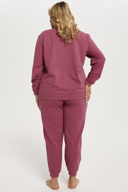 Italian Fashion Panama dł.r. dł.sp. Dres homewear, malina