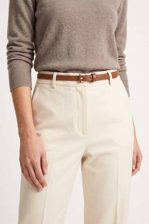 Pasek skórzany Vivisence P0003 brown