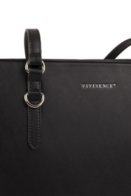 Vivisence T0017 torebka na ramię z zamkiem black
