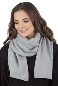 Vivisence 7005Kmpl Komplet beret+szalik, jasnoszary
