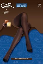 Rajstopy Gatta Tights Microfibre 40 DEN dark choco