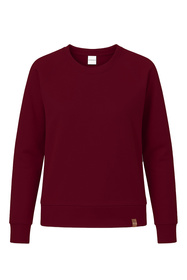 Vivisence 9004 bluza nierozpinana z okrągłym dekoltem bordowy