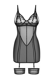 Nocna koszulka Obsessive Nuites chemise black