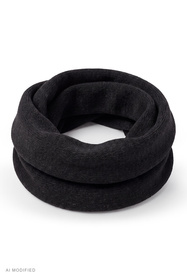 Vivisence MK7113 komin męski z wełny merino, czarny