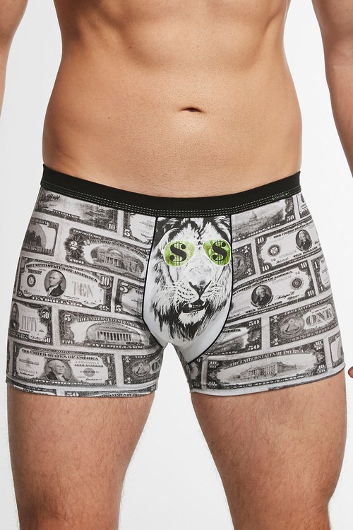 Cornette Tattoo Dollars 280/167 Majtki bokserki, szary