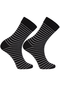 Skarpety Moraj CML400-015 patt 1-black/paski