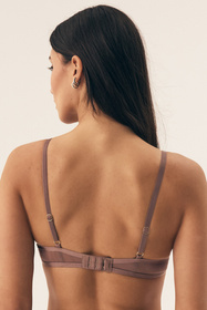 Biustonosz push-up Henderson Necio 42581 kawowy