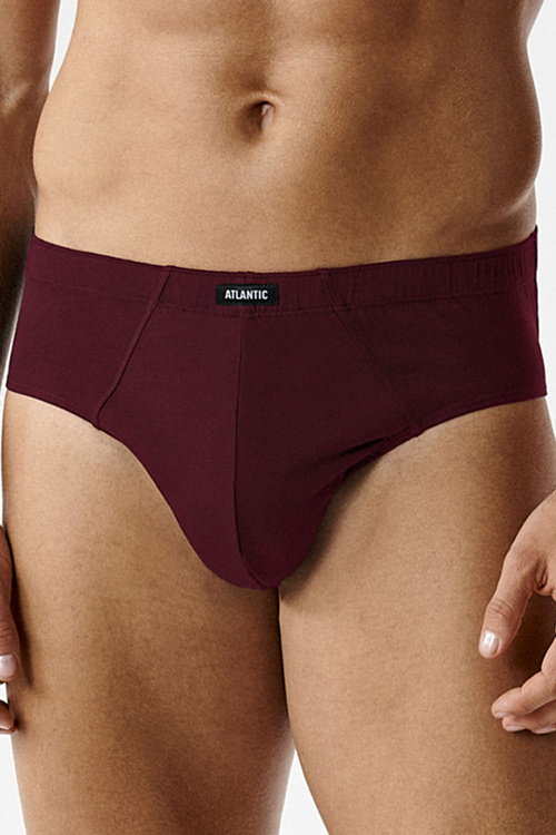 Atlantic 6SMP-001 slipy męskie klasyczne 6-pack bawełna, burgund/czarny/khaki/brąz/grafit/czarny