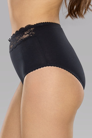 Wysokie figi Mitex Eva 3-pak czarny