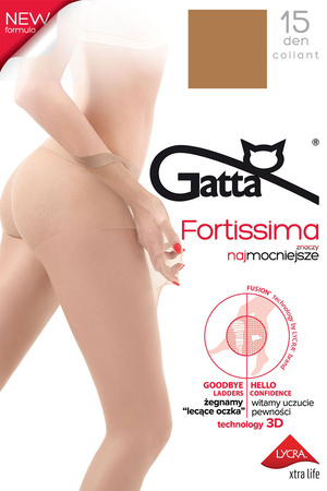 Gatta Fortissima 15 Wyrób pończoszniczy rajstopy, beige
