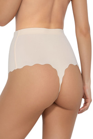 Wysokie stringi Vivisence 4105 SLIM beż