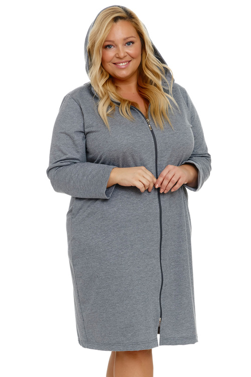 Nocna szlafrok Doctor Nap SMZ.9708 dark grey