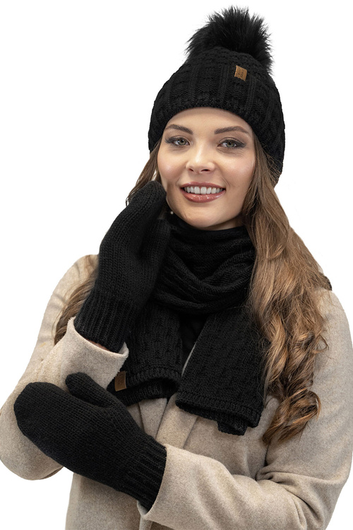 Vivisence 7015S Szalik lub apaszka szalik, czarny