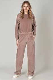 Komplet bluza+spodnie Vivisence 9206kmpl beżowy