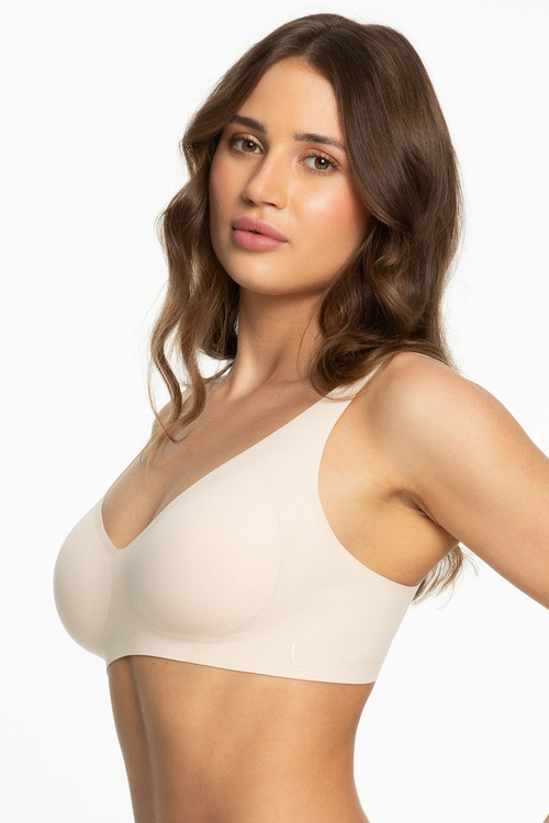 Biustonosz braletka Julimex Jelly Bra Basic beżowy