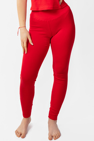 Dkaren Bayo-Kpl fuksja XS Komplet legginsy + bluzka czerwony