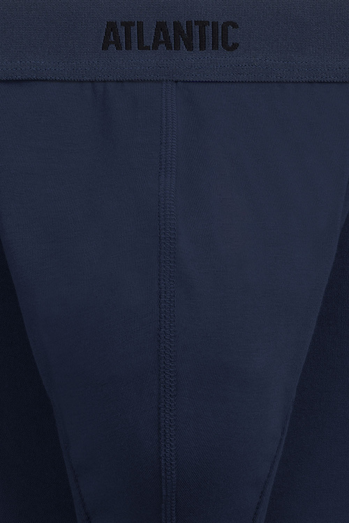 Atlantic 3MP-1576 3-pack Majtki slipy, brąz/indygo/khaki