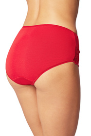 Majtki wysokie figi Vivisence 4008 czerwony