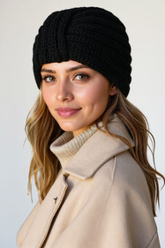 Czapka Vivisence 70114 czarny