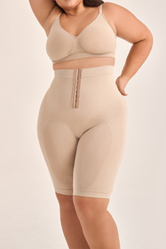 Gabriella Maxi Shape Corset Shorts szorty modelujące z haftkami natural