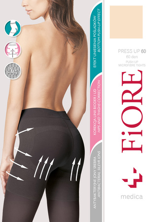 Fiore Press Up 60 den M5212 Wyrób pończoszniczy rajstopy, light natural